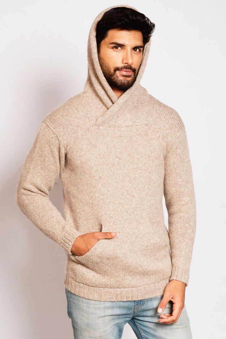 Brian Alpaca Hoodie Pullover