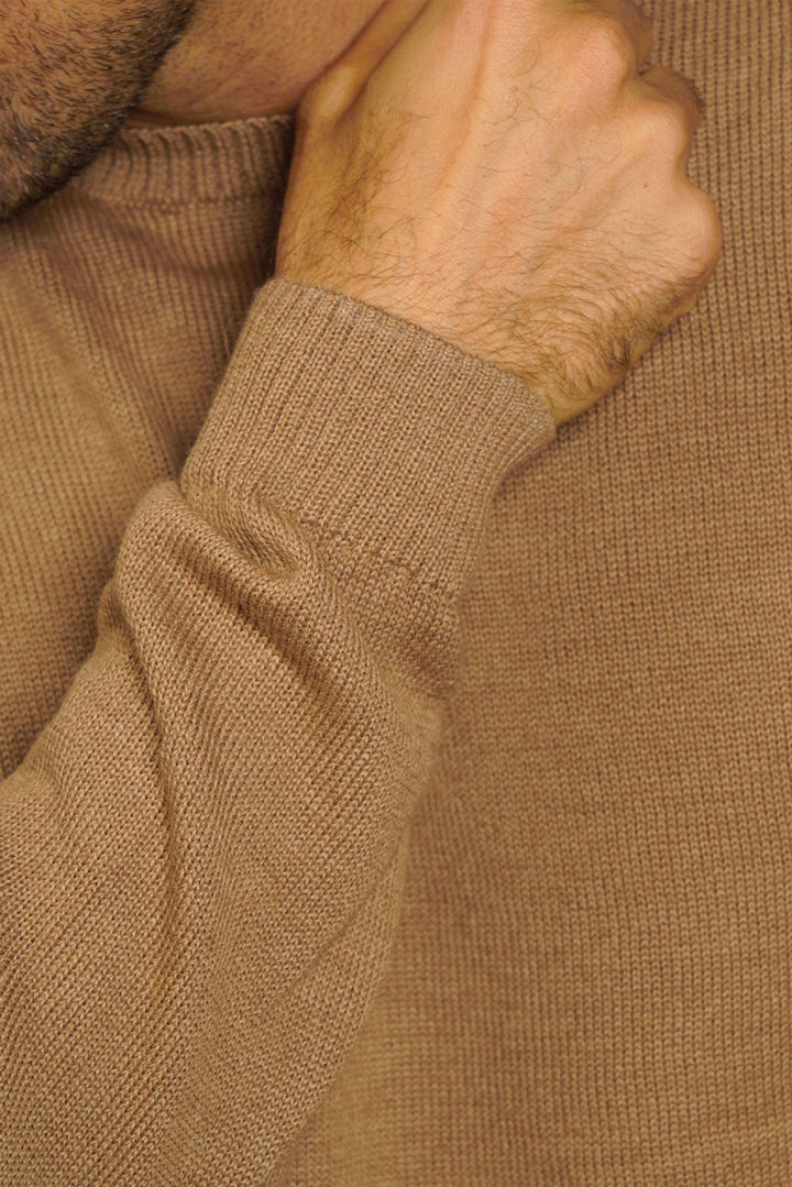 Men's Royal Alpaca Crew-Neck Sweater