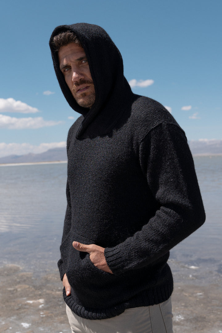 Brian Alpaca Hoodie Pullover