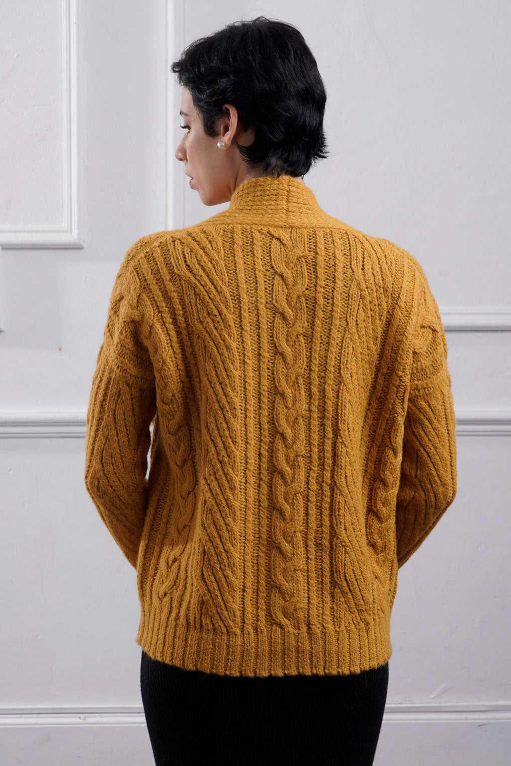 Kara Short Cable Knit Cardigan