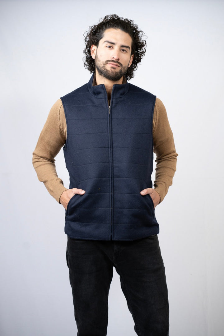 Men’s Quilted Baby Alpaca Vest