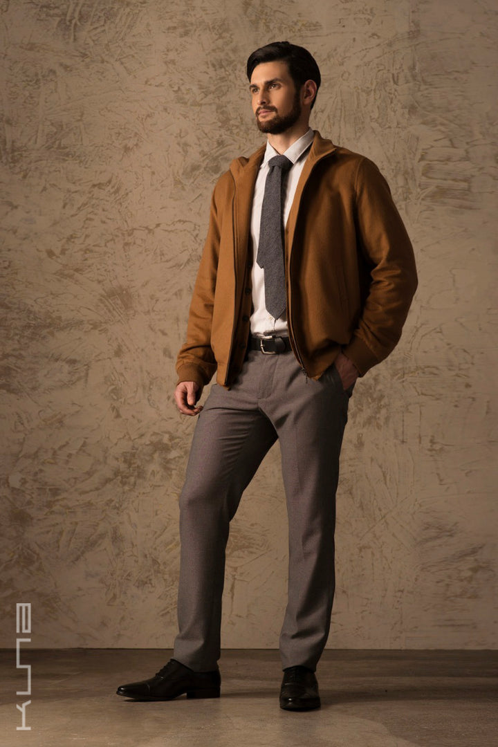 Benedict 100% Vicuna Bomber Jacket