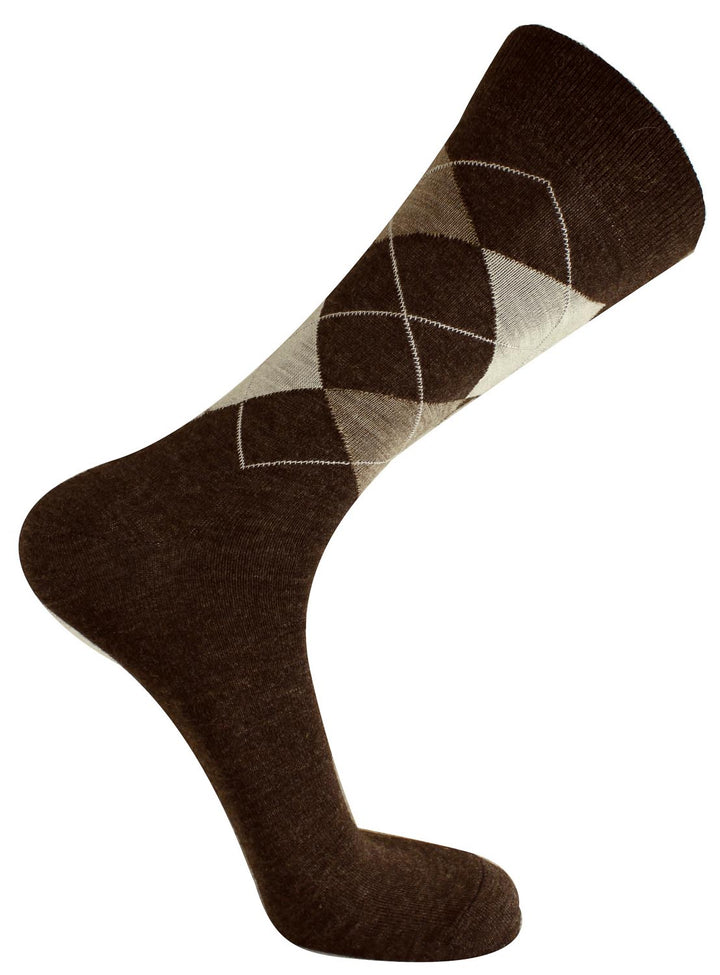 Argyle Baby Alpaca Socks