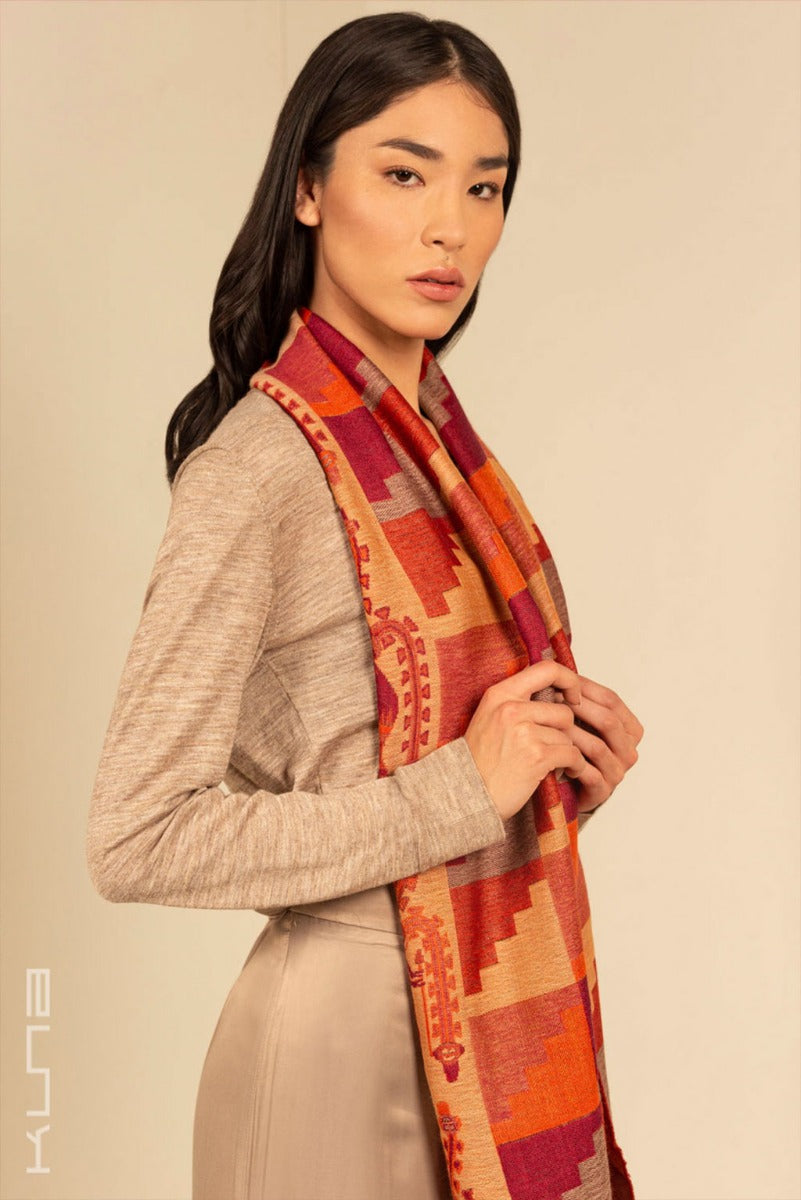 Nazca - 17 Baby Alpaca & Silk Scarf