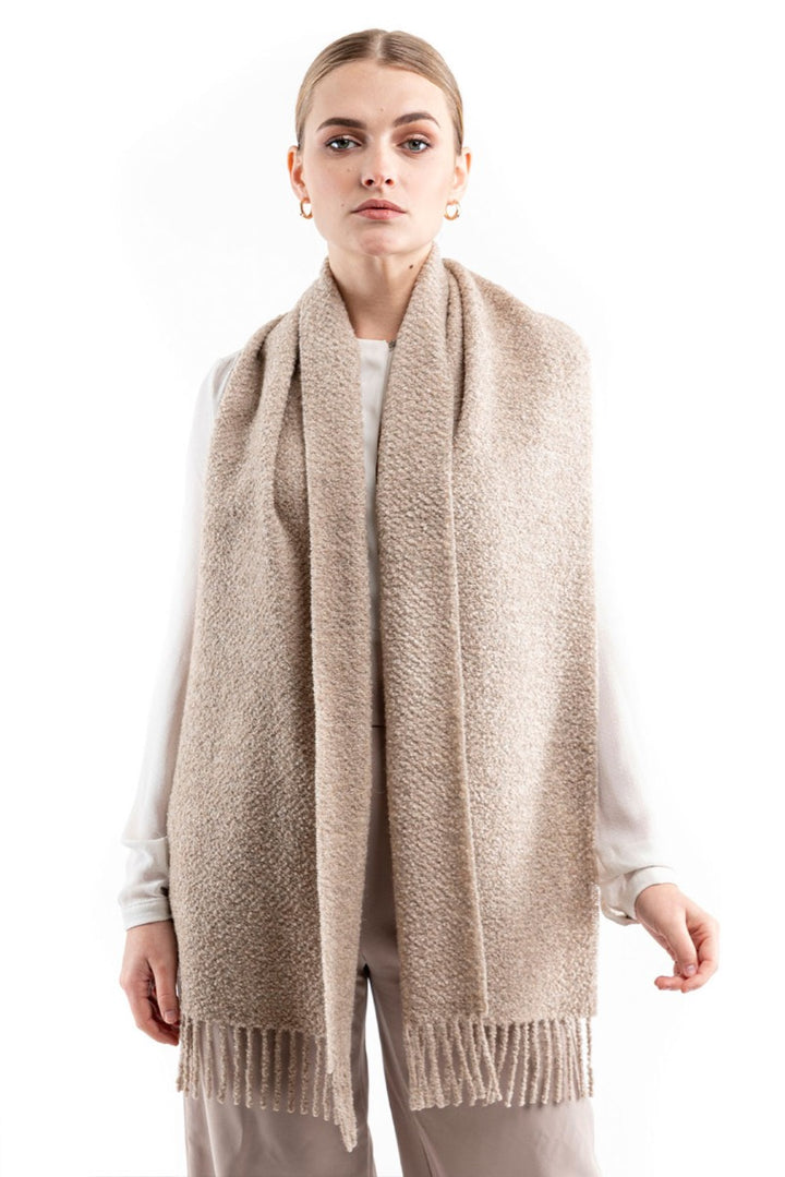 Eco Boucle Baby Alpaca & Silk Scarf