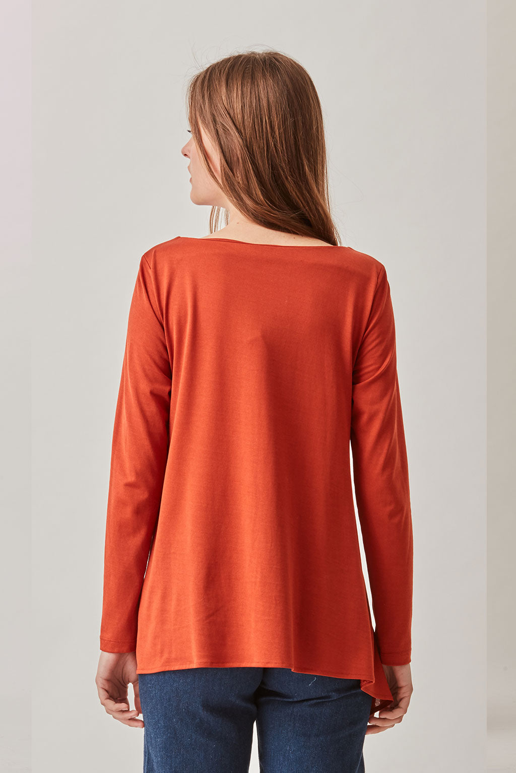 Draped Pima Cotton Top