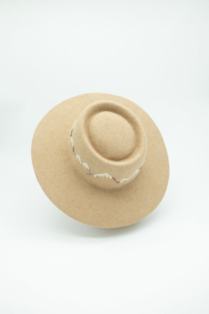 Cordillera Embroidered Felt Alpaca Hat