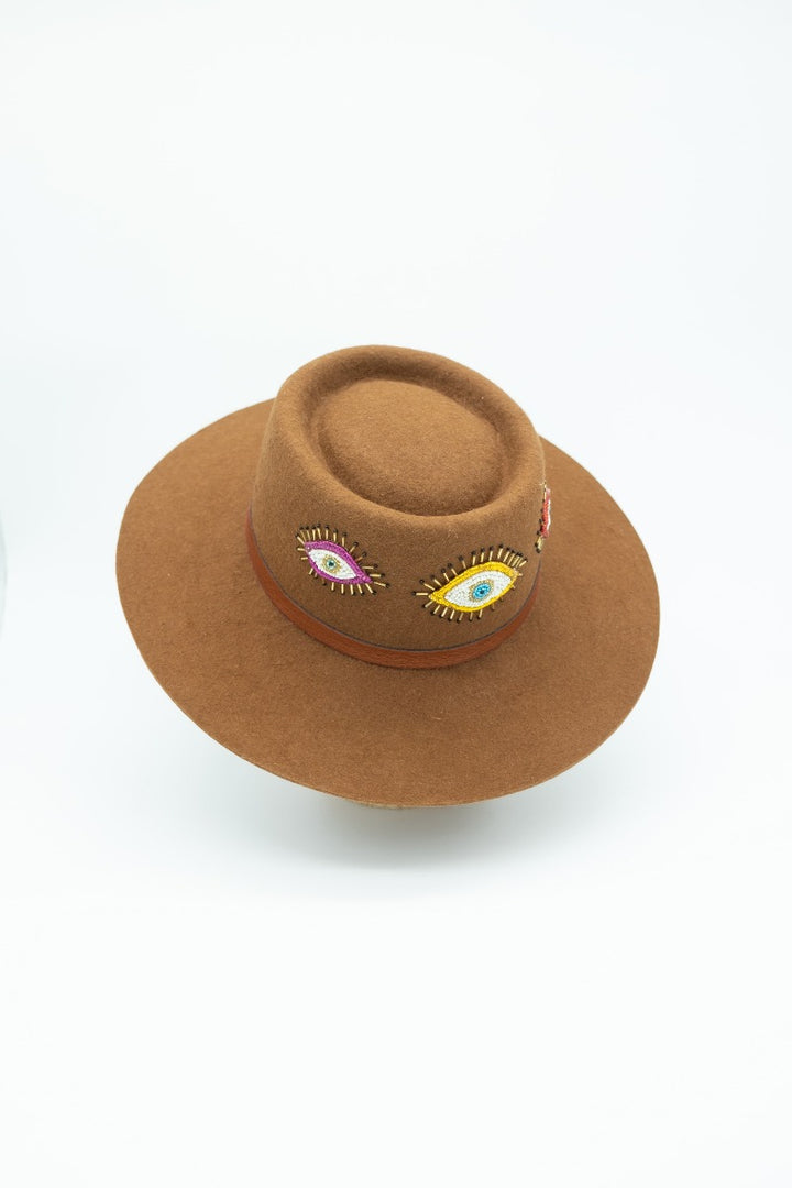 Myth Embroidered Felt Alpaca Hat