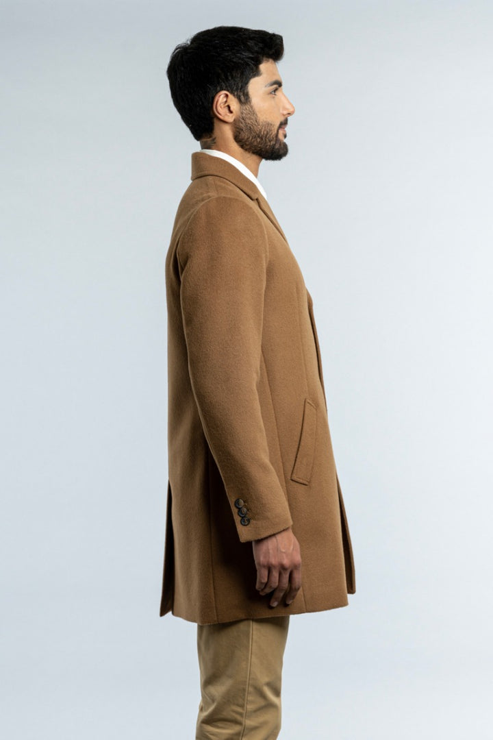 Modern Men's Baby Alpaca Top Coat