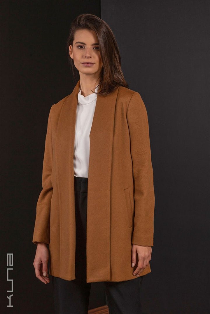 Short 100% Vicuna Swing Coat