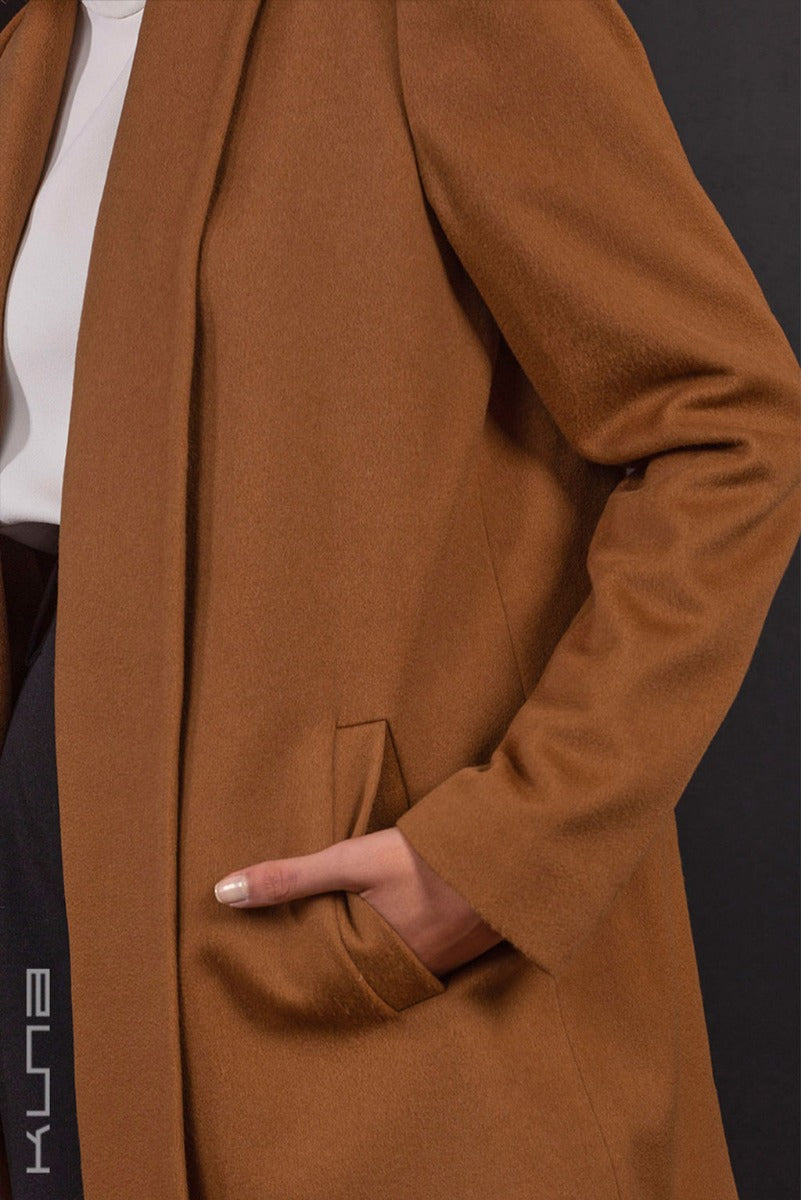 Short 100% Vicuna Swing Coat