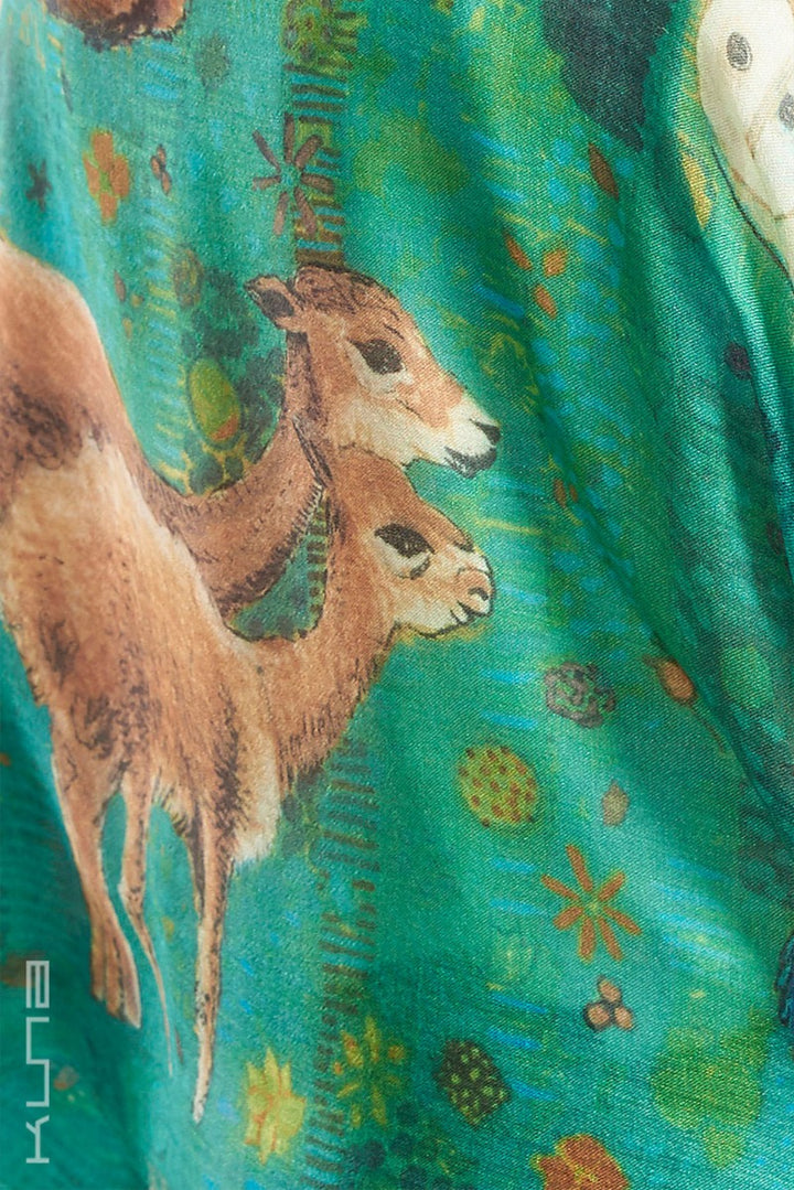 Ideal Fauna Baby Alpaca & Silk Shawl