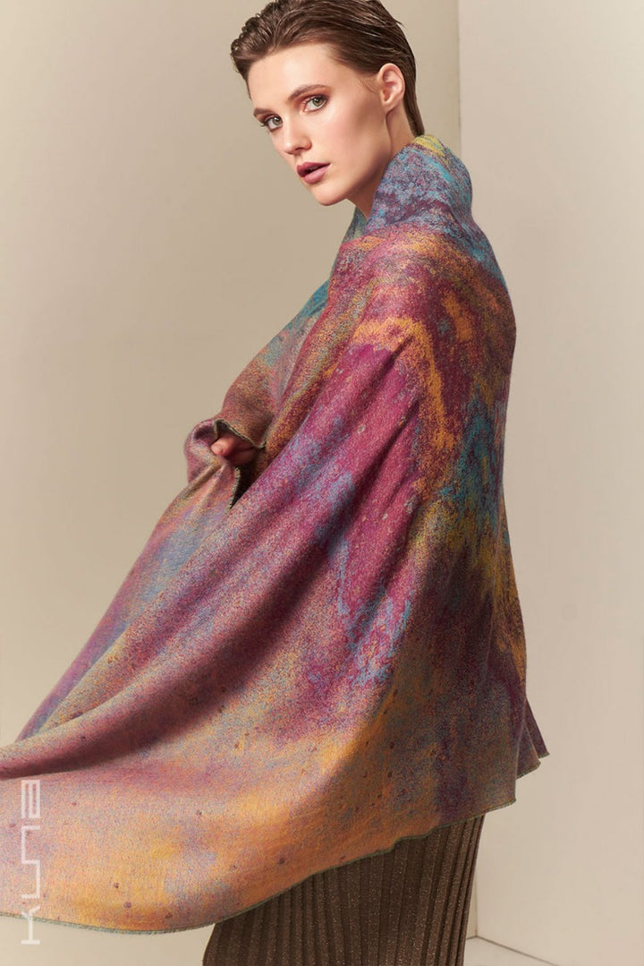 Orion Nebula Royal Alpaca & Silk Shawl