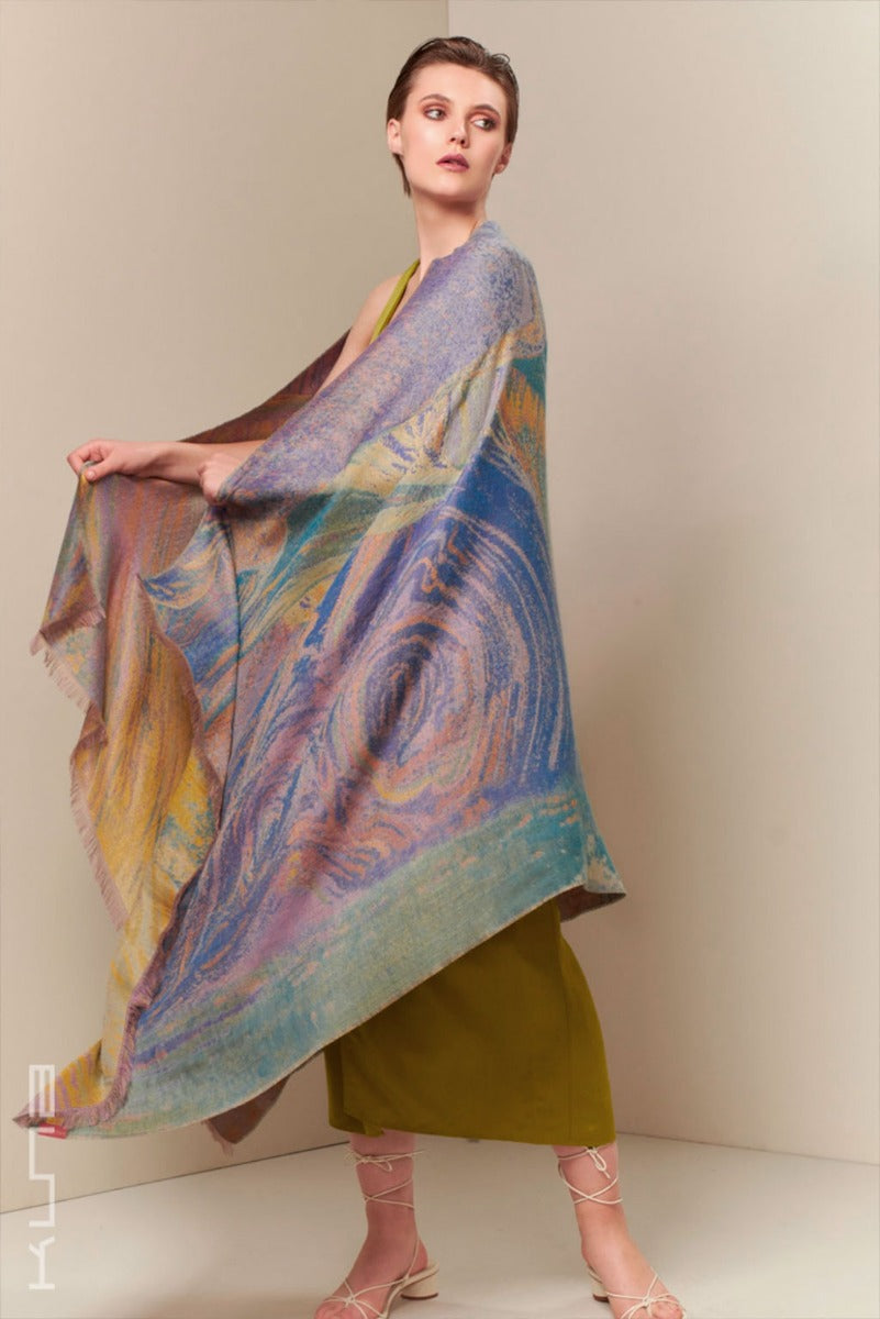 Marble Chapel Royal Alpaca & Silk Shawl