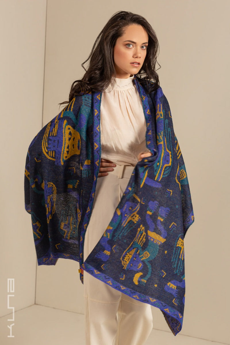 Nazca - 48 Baby Alpaca & Silk Scarf Shawl