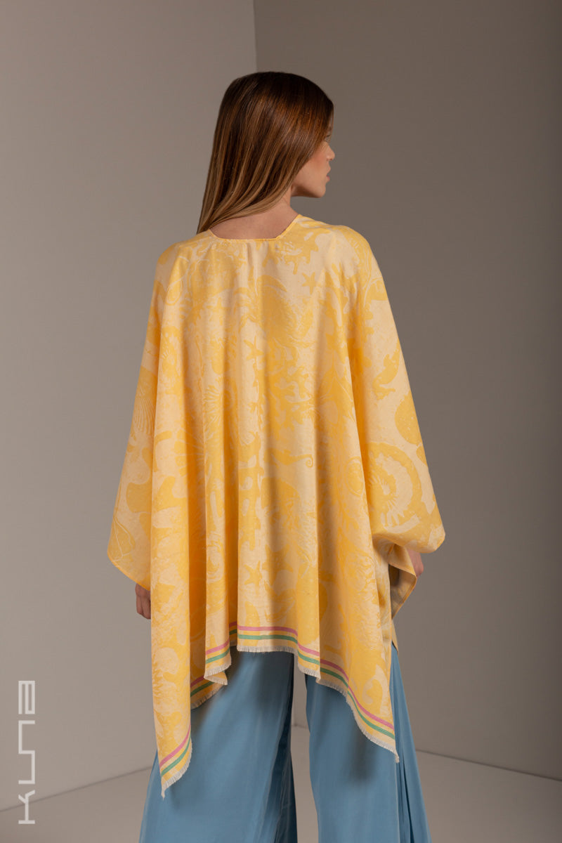 Uv Baby Alpaca & Silk Cape