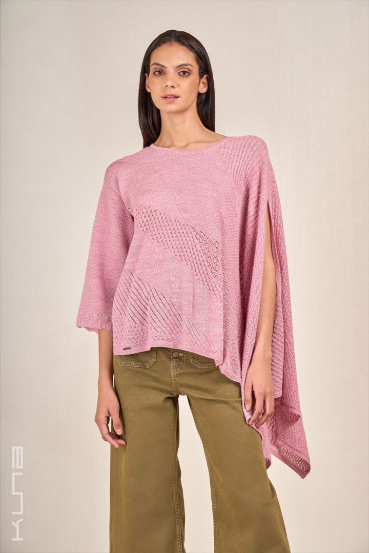 Vous Baby Alpaca & Silk Poncho