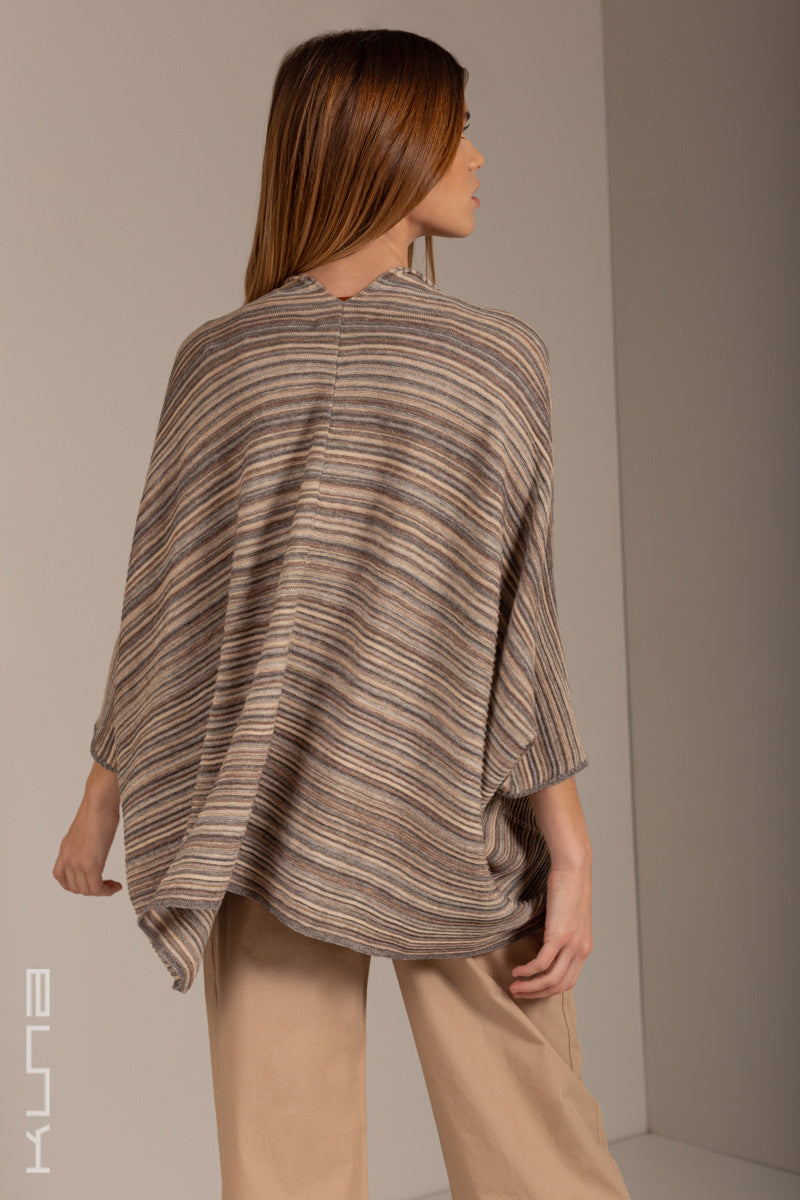 Udinese Baby Alpaca & Cotton Poncho