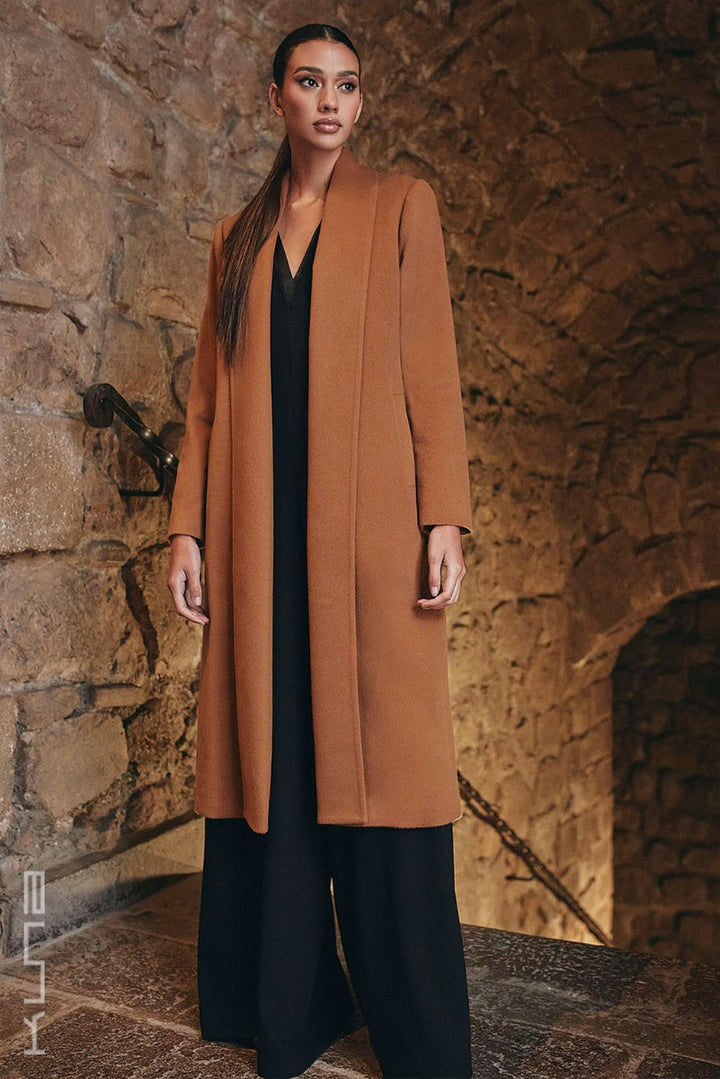 Long 100% Vicuna Swing Coat