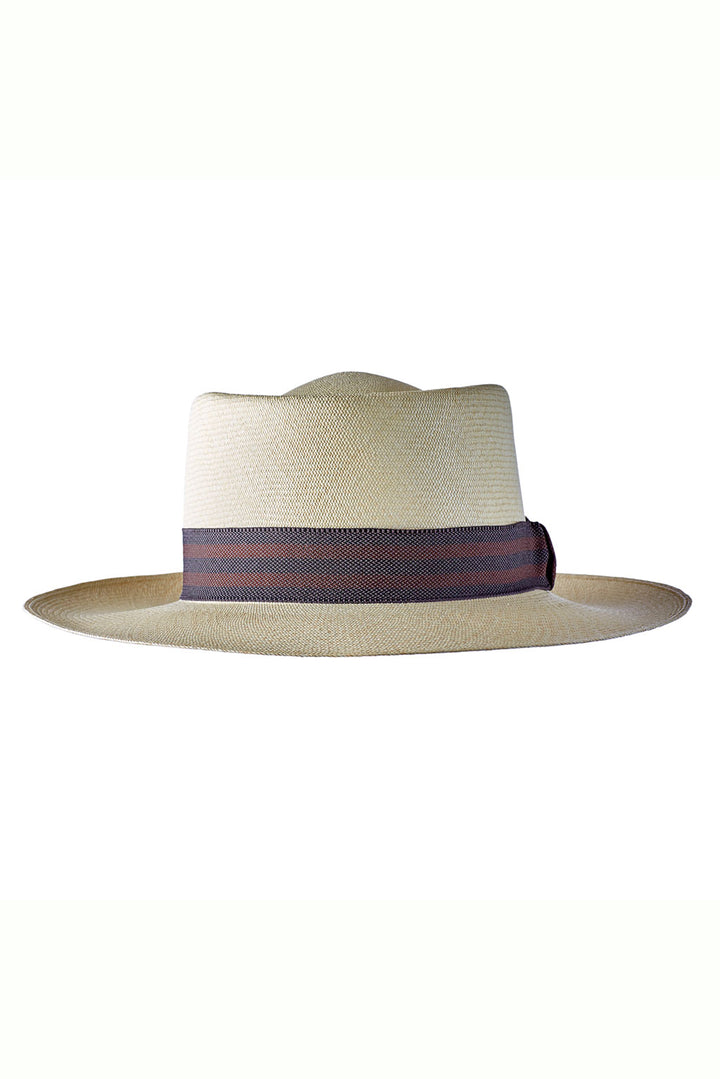 Montecristi Panama Hat Havana Style Fine Fine Weave