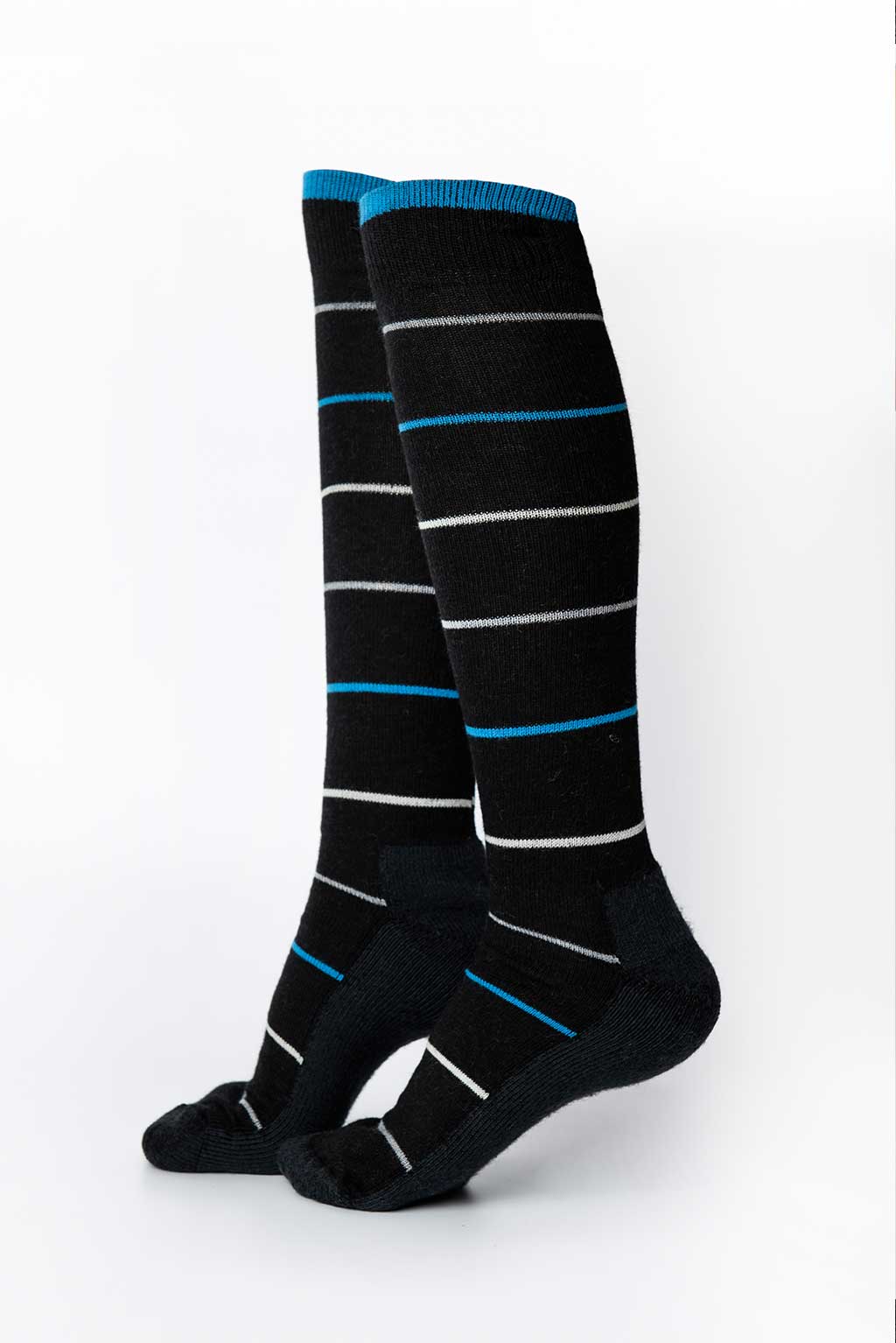 Ski Pop Alpaca Socks Black